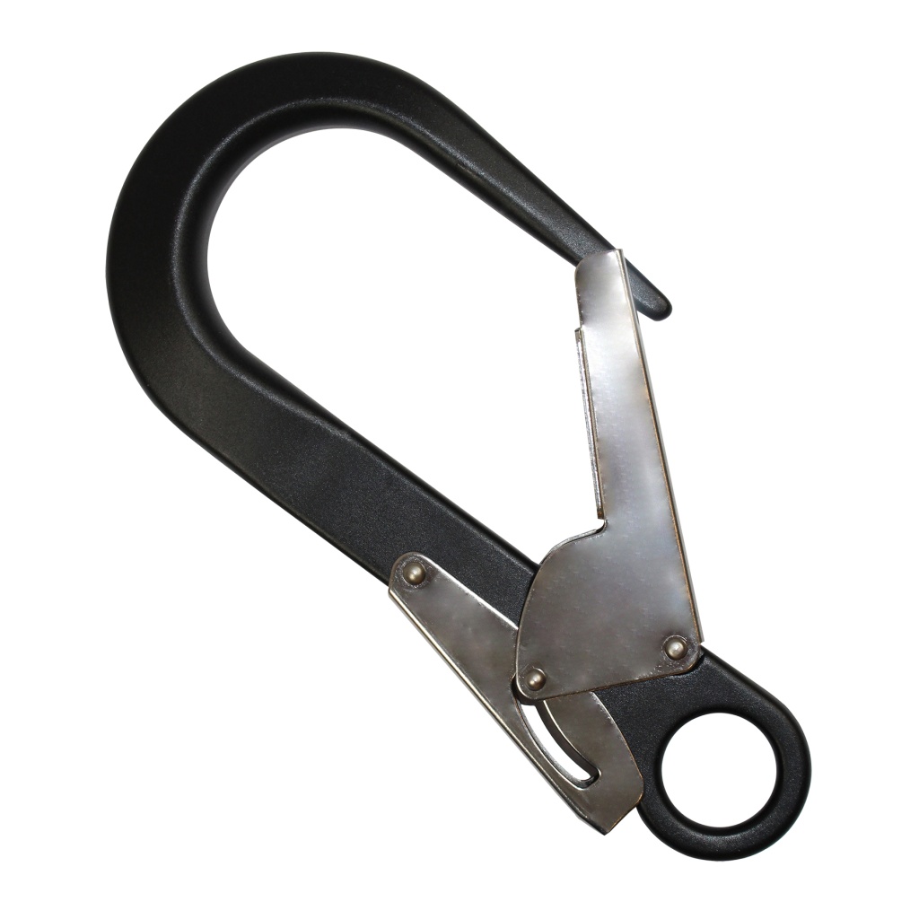 RidgeGear RGK11 60mm Aluminium Double Action Scaffold Hook with Captive Eye