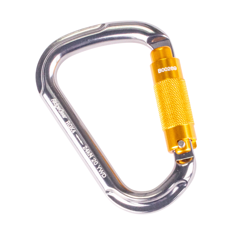 RidgeGear RGK4 22mm Aluminium Twistlock Karabiner